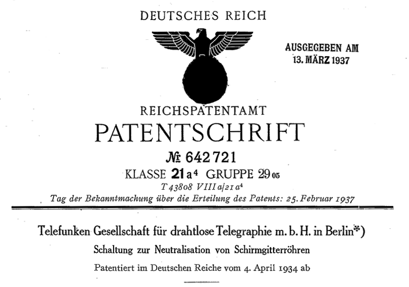 buschbeck neutralisation patent